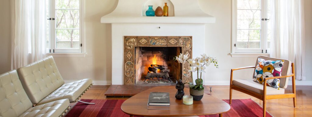 Batchelder Style Fireplace