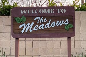 The Meadows Sign